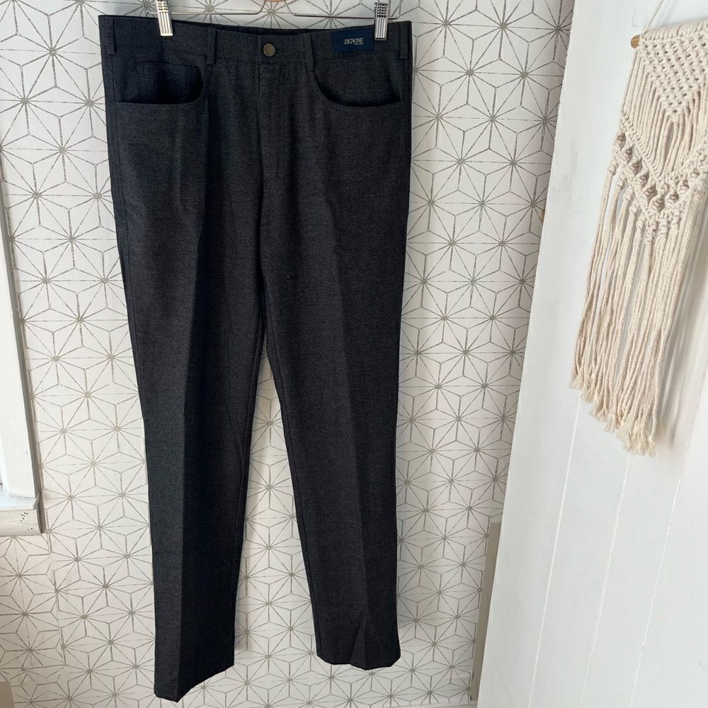 Coppley Argo Pant Charcoal Gray Slacks 34x36